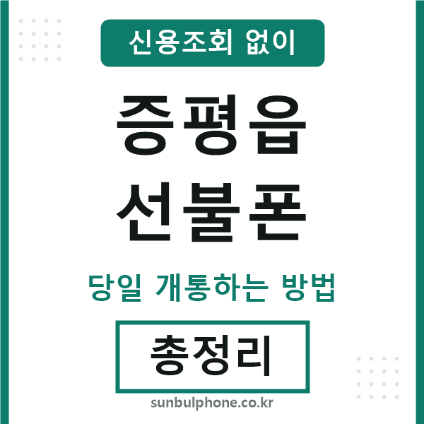 증평읍선불폰