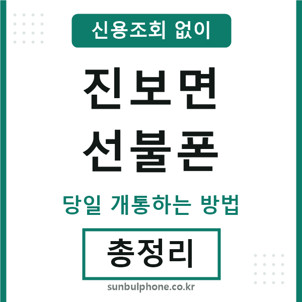 진보면선불폰