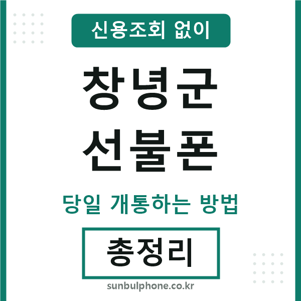 창녕군선불폰