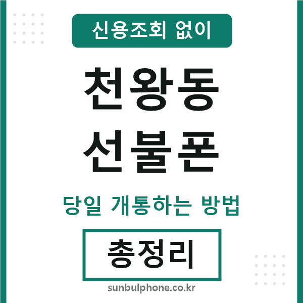 천왕동선불폰