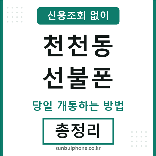 천천동선불폰
