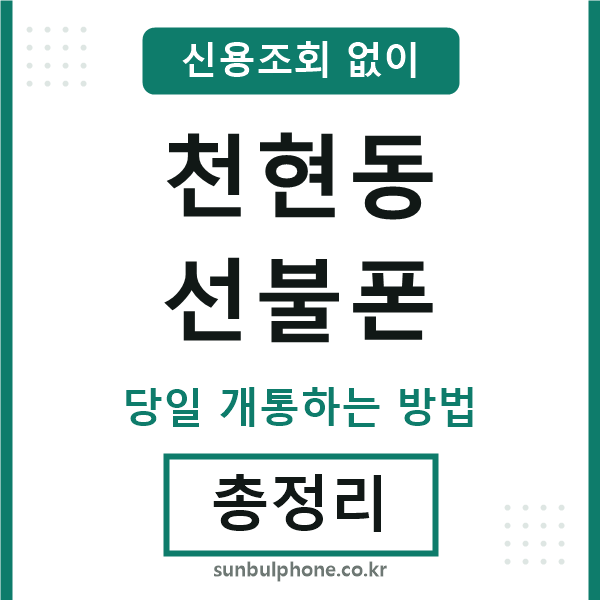 천현동선불폰