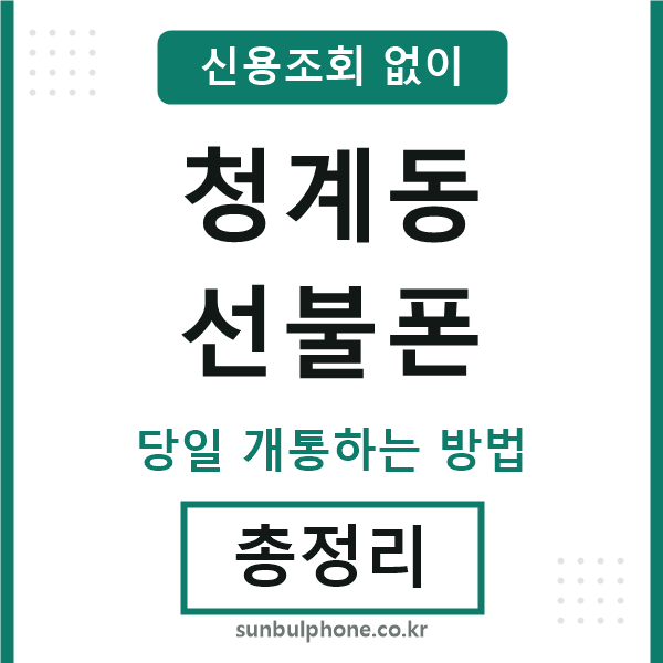 청계동선불폰