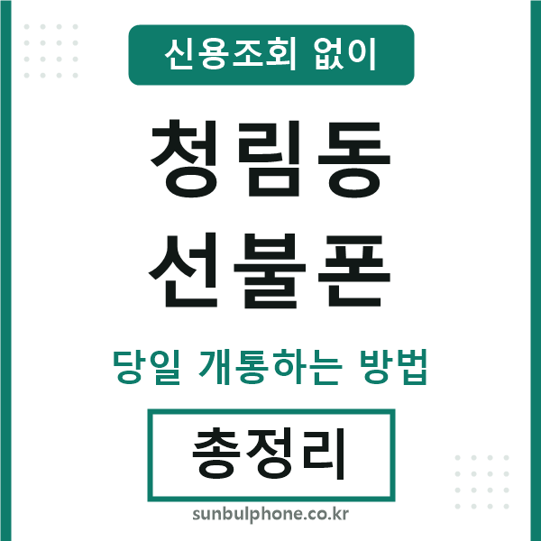 청림동선불폰