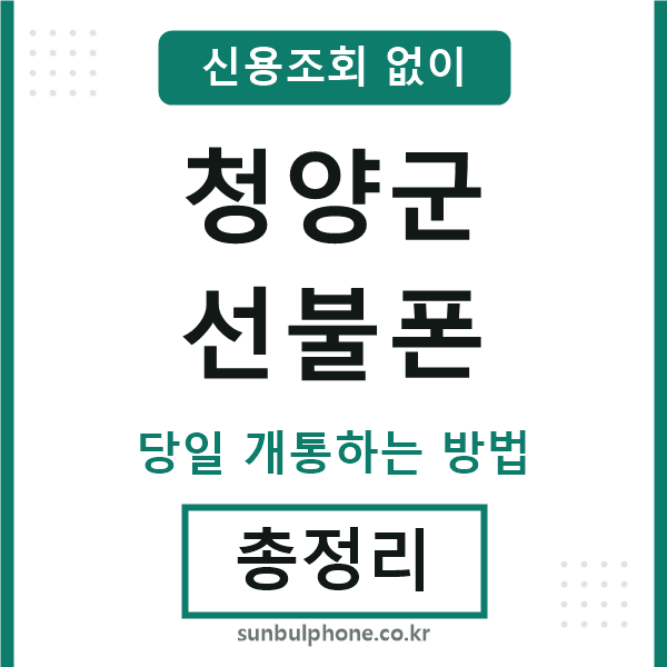 청양선불폰