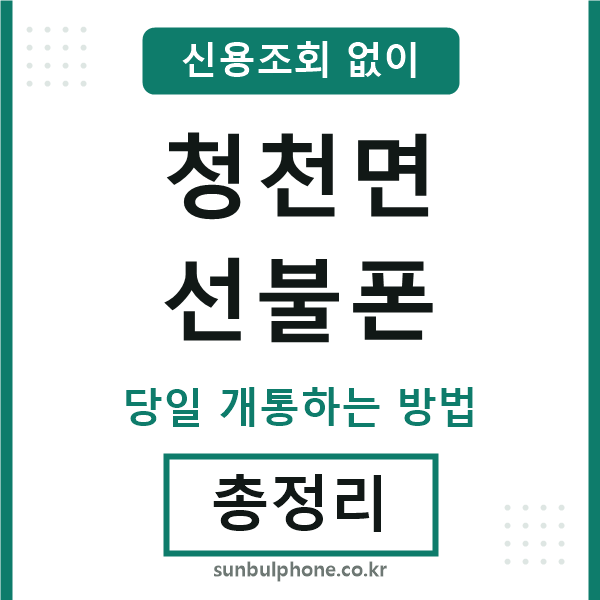 청천면선불폰