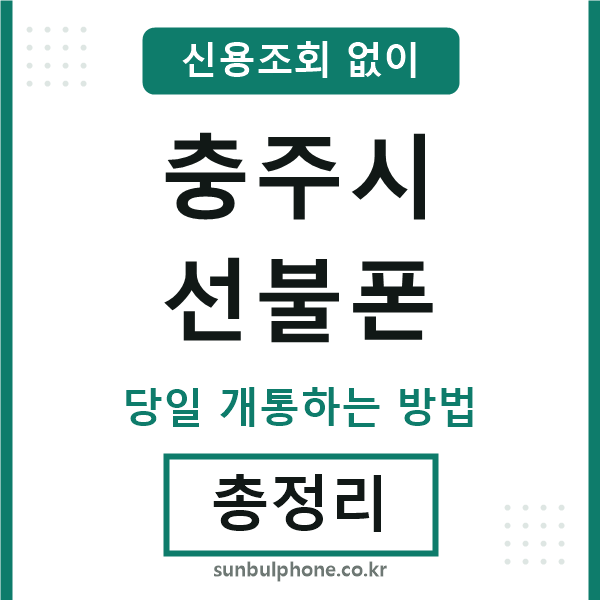 충주시선불폰