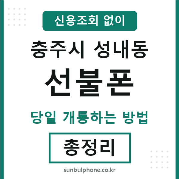 충주시성내동선불폰