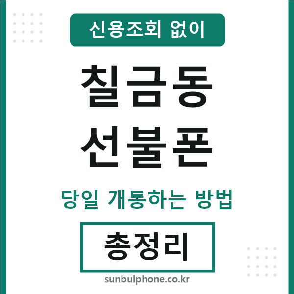 칠금동선불폰