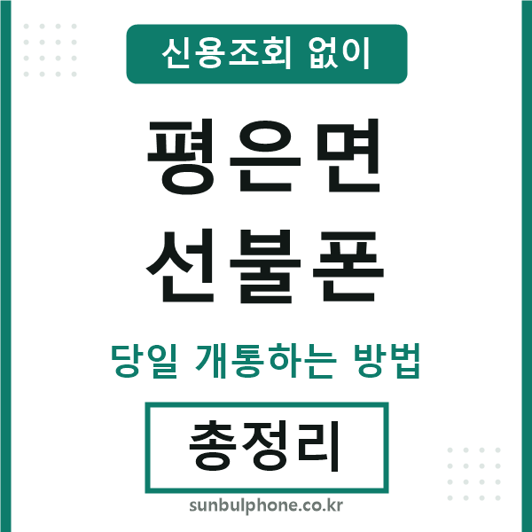 평은면선불폰