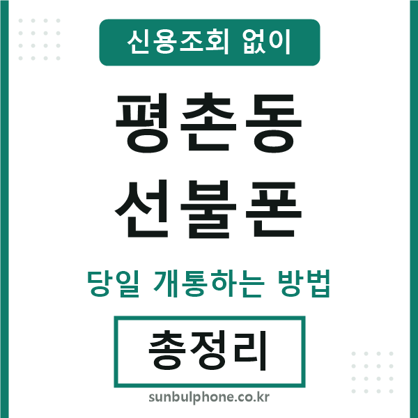 평촌동선불폰