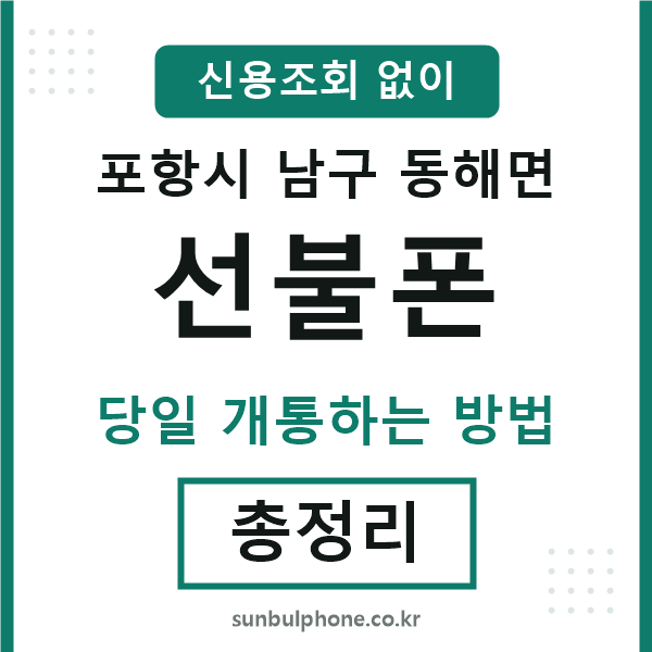 포항남구동해면선불폰