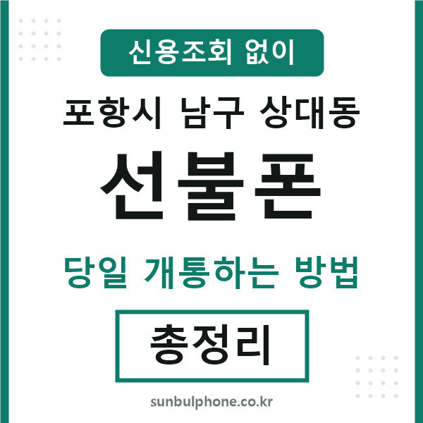 포항남구상대동선불폰