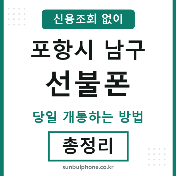 포항남구선불폰