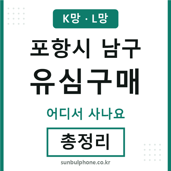포항 유심구매