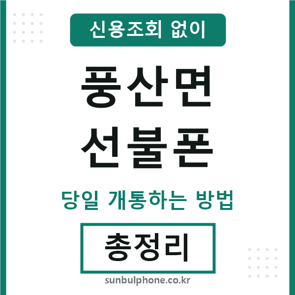 풍산면선불폰