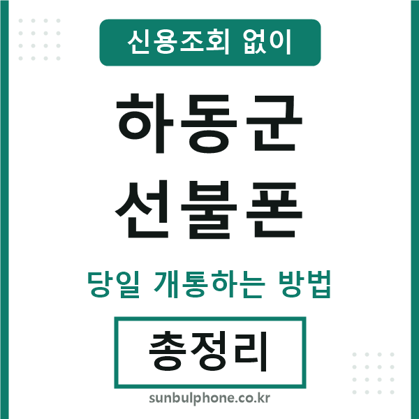 하동군선불폰