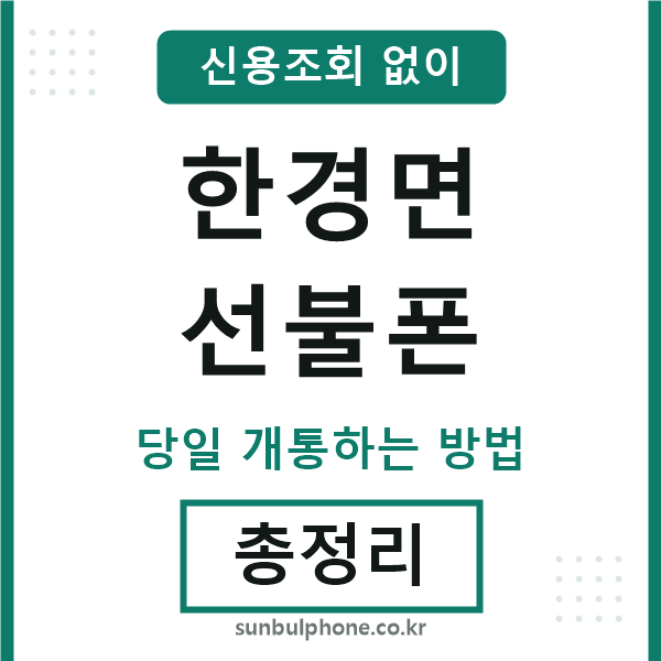 한경면선불폰