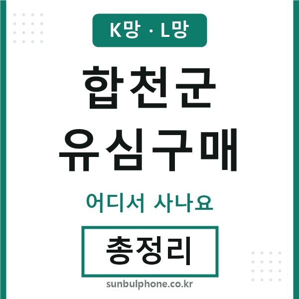 합천군 유심구매