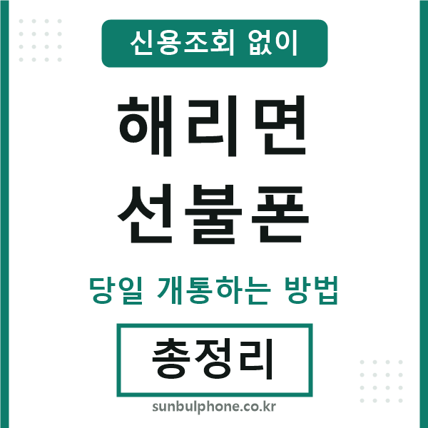 해리면선불폰