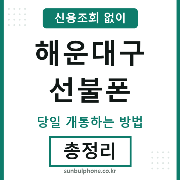 해운대구선불폰