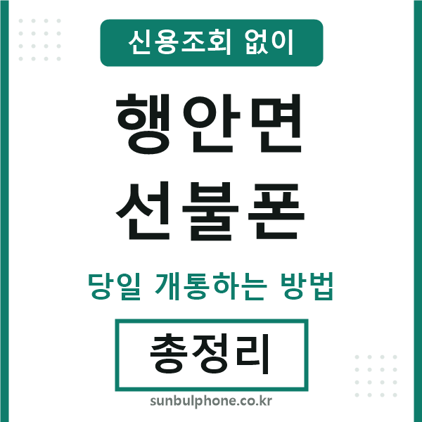 행안면선불폰