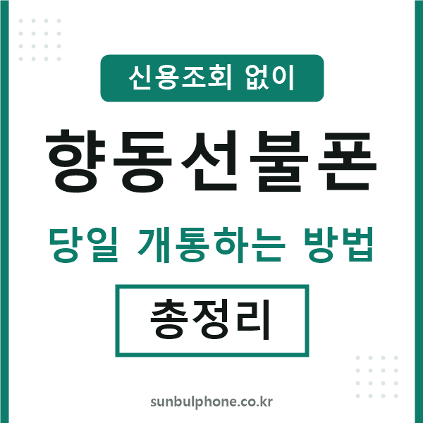 향동선불폰