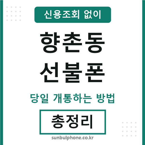 향촌동선불폰