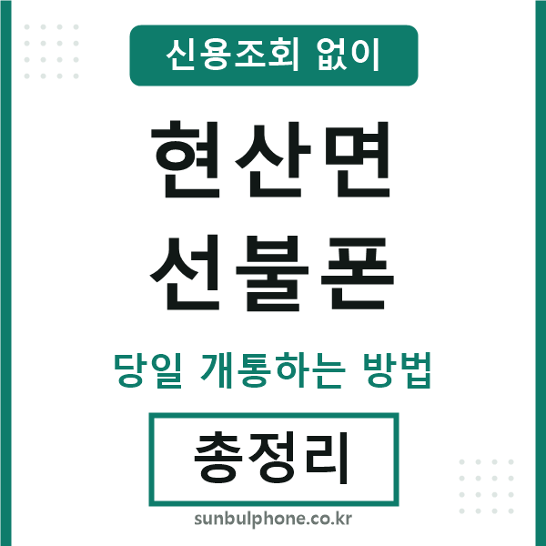 현산면선불폰