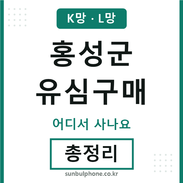 홍성 유심구매