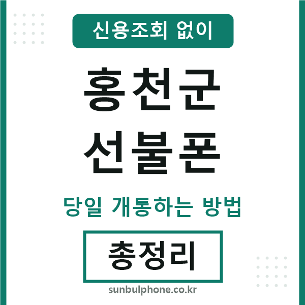 홍천선불폰