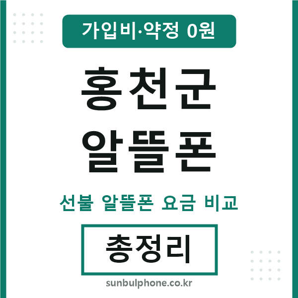 홍천군 알뜰폰