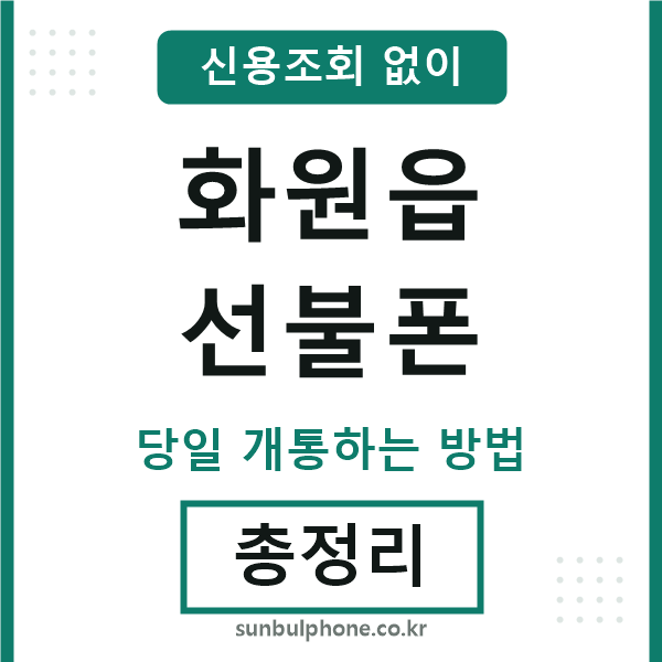 화원읍선불폰